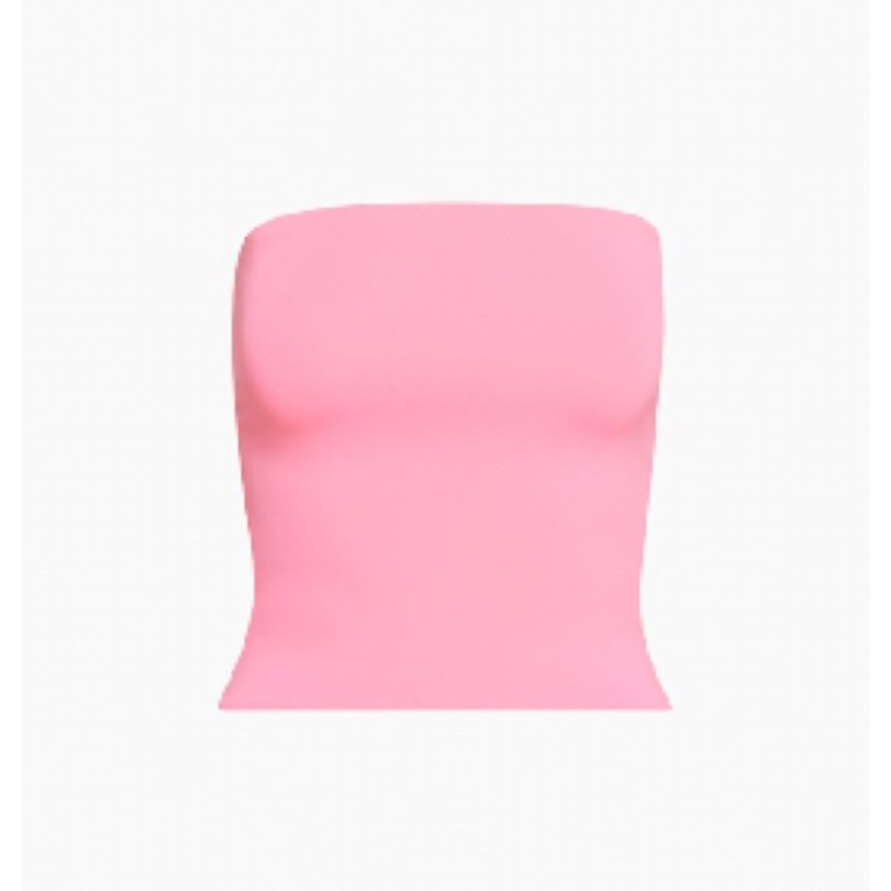 Aritzia Babaton Contour Tube Top in Light Gumball Pink